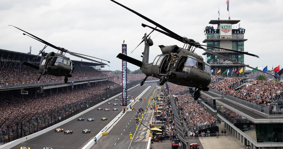 Indy 500 red-flagged as expected rain arrives