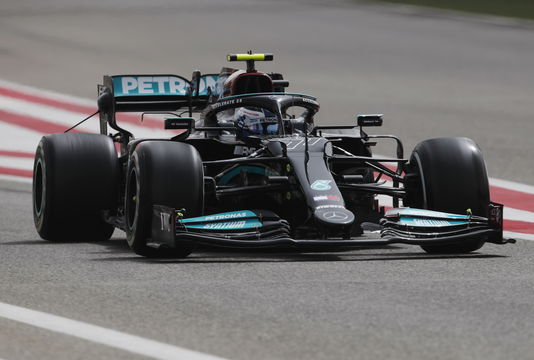 Bottas testdag Mercedes Bahrein