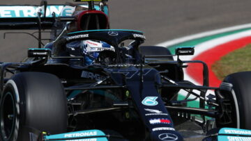 Bottas fastest in Imola second practice as technical failure strikes Verstappen