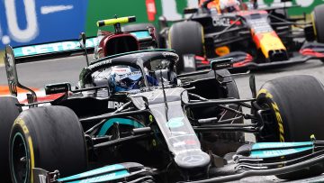 Startopstelling sprintrace Formule 1 GP Italië 2021