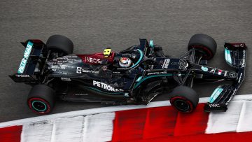 Bottas sets the early pace in Mexico as Perez crashes