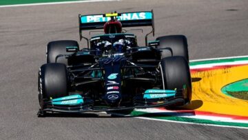 Bottas quickest in first practice as Perez collision brings out red flags