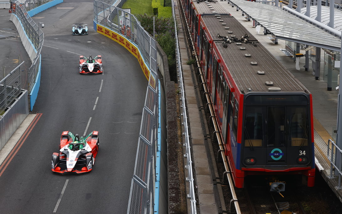 Formula E London Audi Di Grassi and Rast