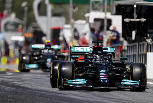 Hamilton Bottas Spain