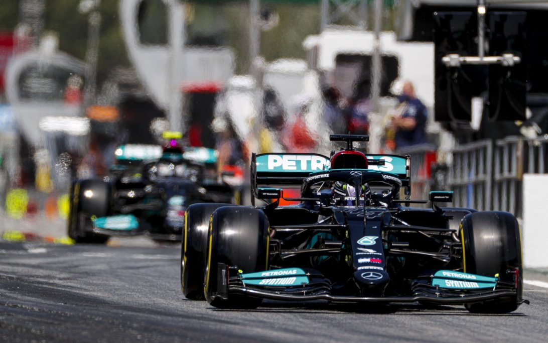 Hamilton Bottas Spain