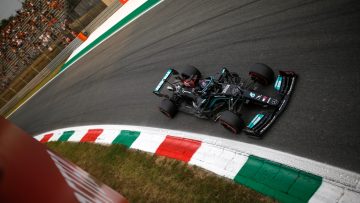 Mercedes lead Red Bull in second practice at Italian GP