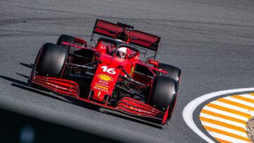 Leclerc leads surprise Ferrari 1-2 in Zandvoort FP2 as Hamilton stops on track