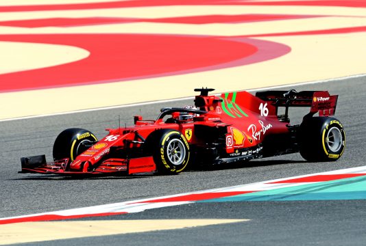 Leclerc Shakedown Ferrari