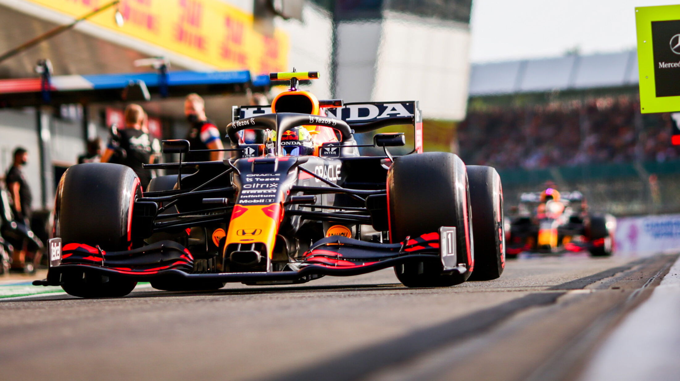 Perez Verstappen England