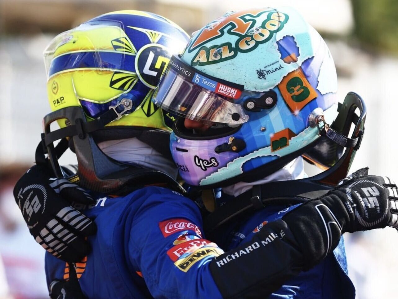 Norris Ricciardo Monza