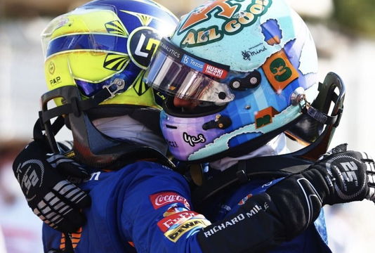 Norris Ricciardo Monza