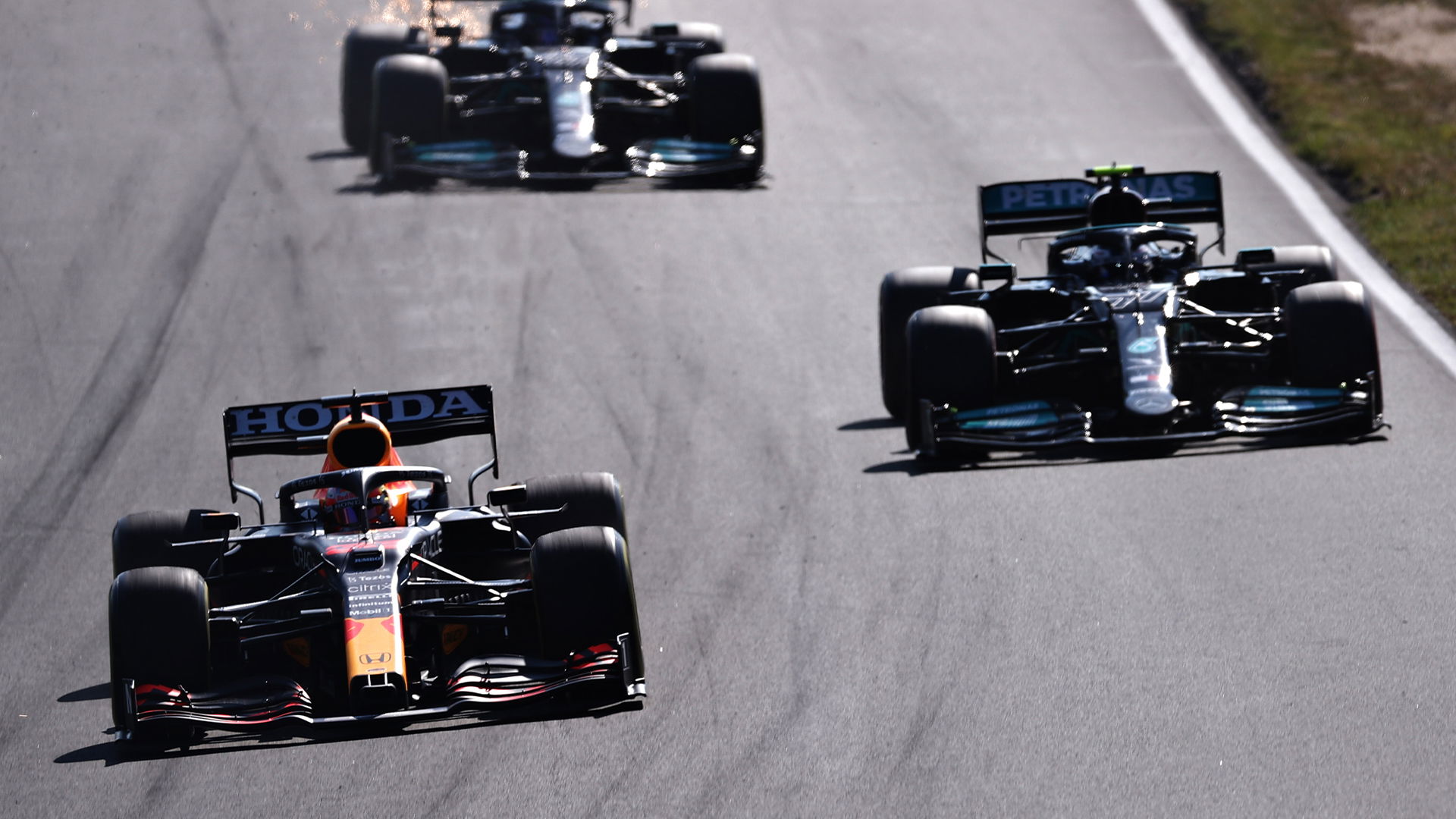 Verstappen Bottas Mercedes Zandvoort