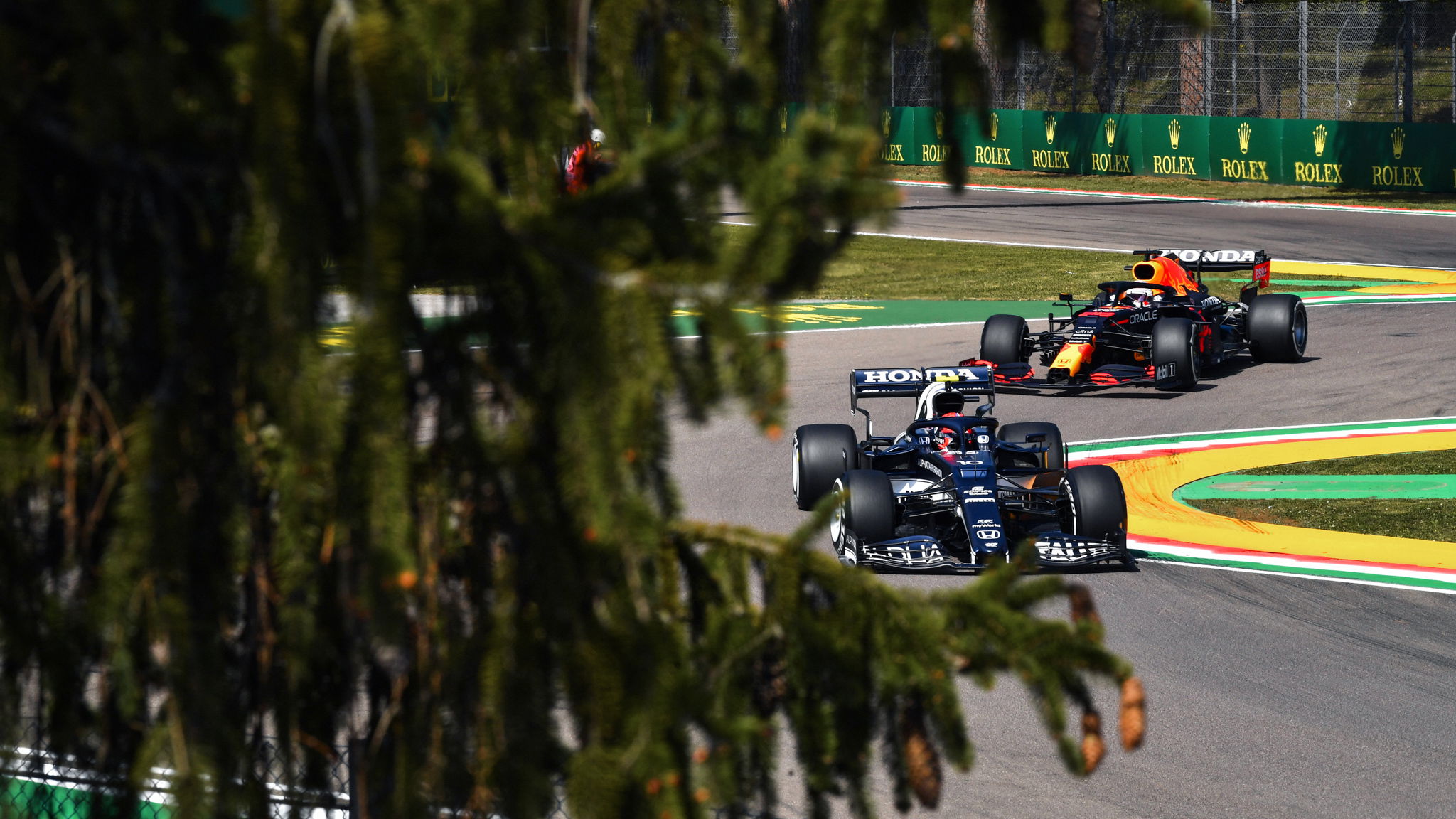 Gasly Verstappen Imola