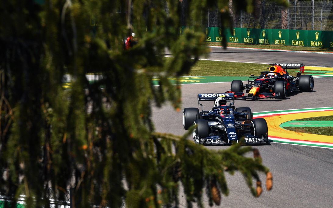 Gasly Verstappen Imola