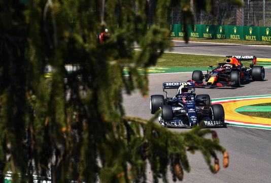 Gasly Verstappen Imola