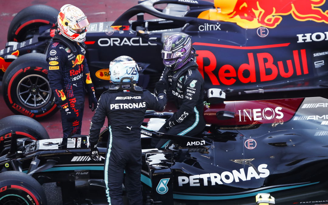 Hamilton Bottas Verstappen