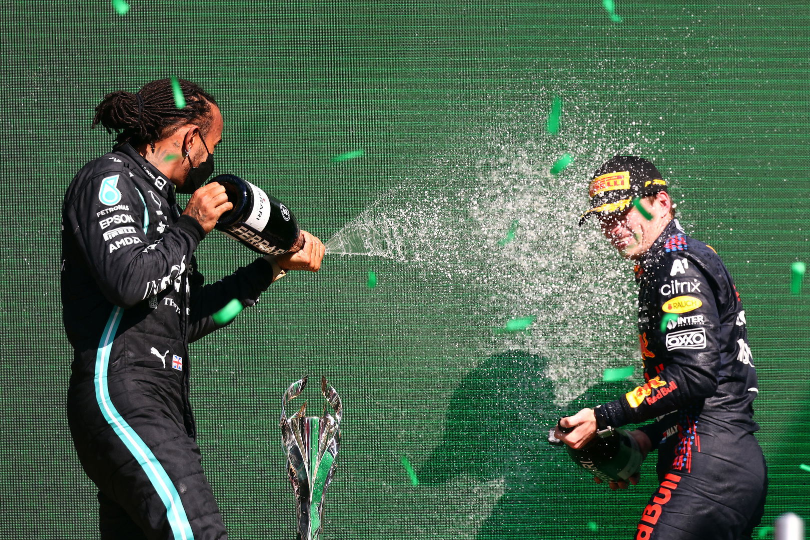 Hamilton Verstappen Mexico 2021
