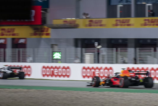 Verstappen yellow Gasly Qatar