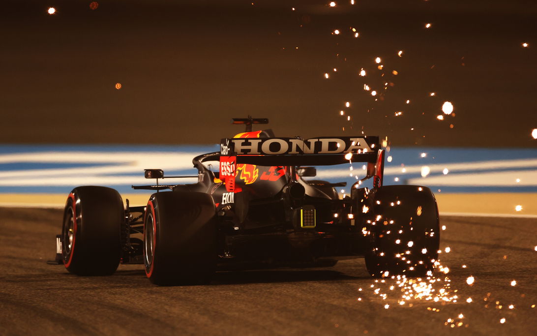 Verstappen Bahrain firework