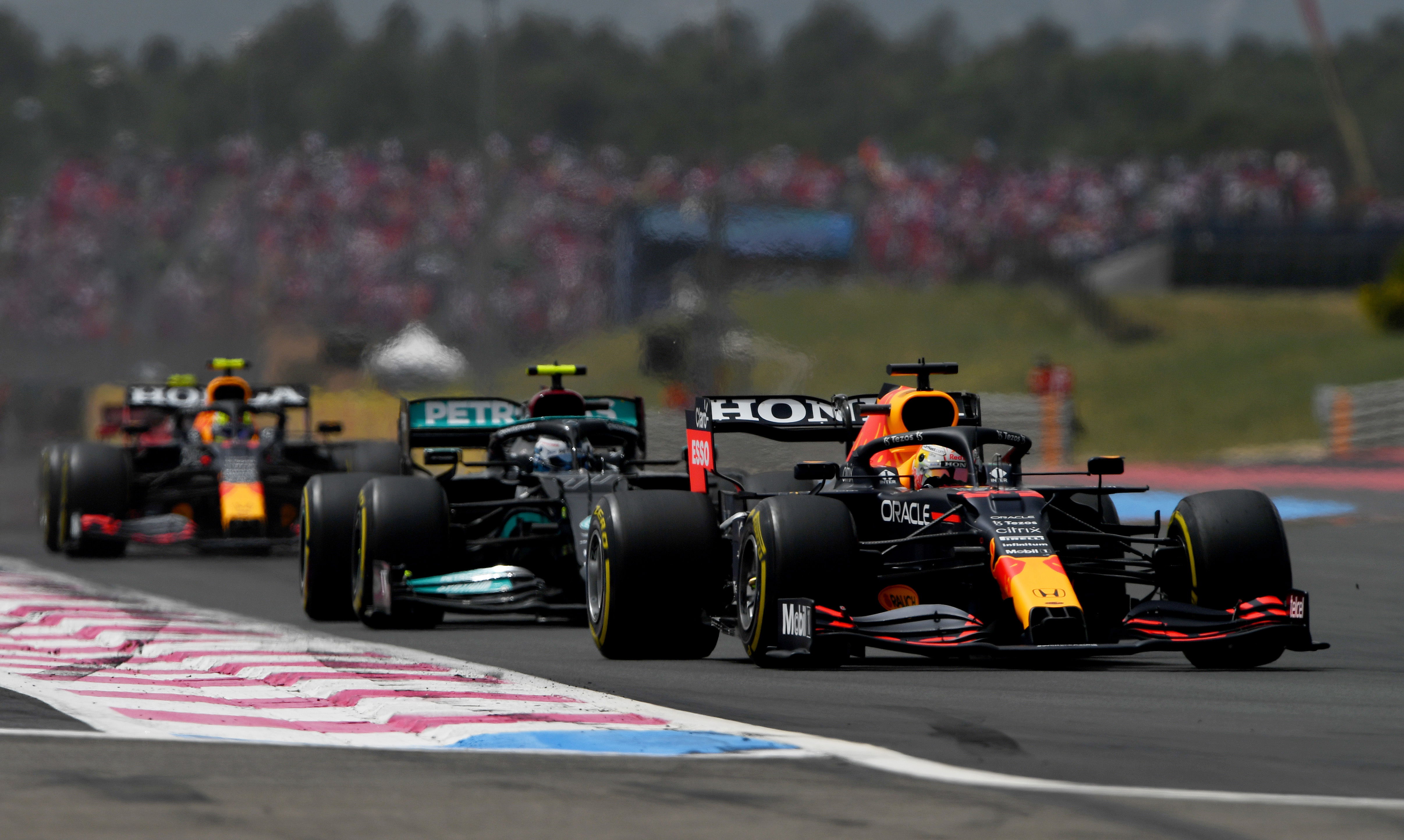 Verstappen Bottas Perez France
