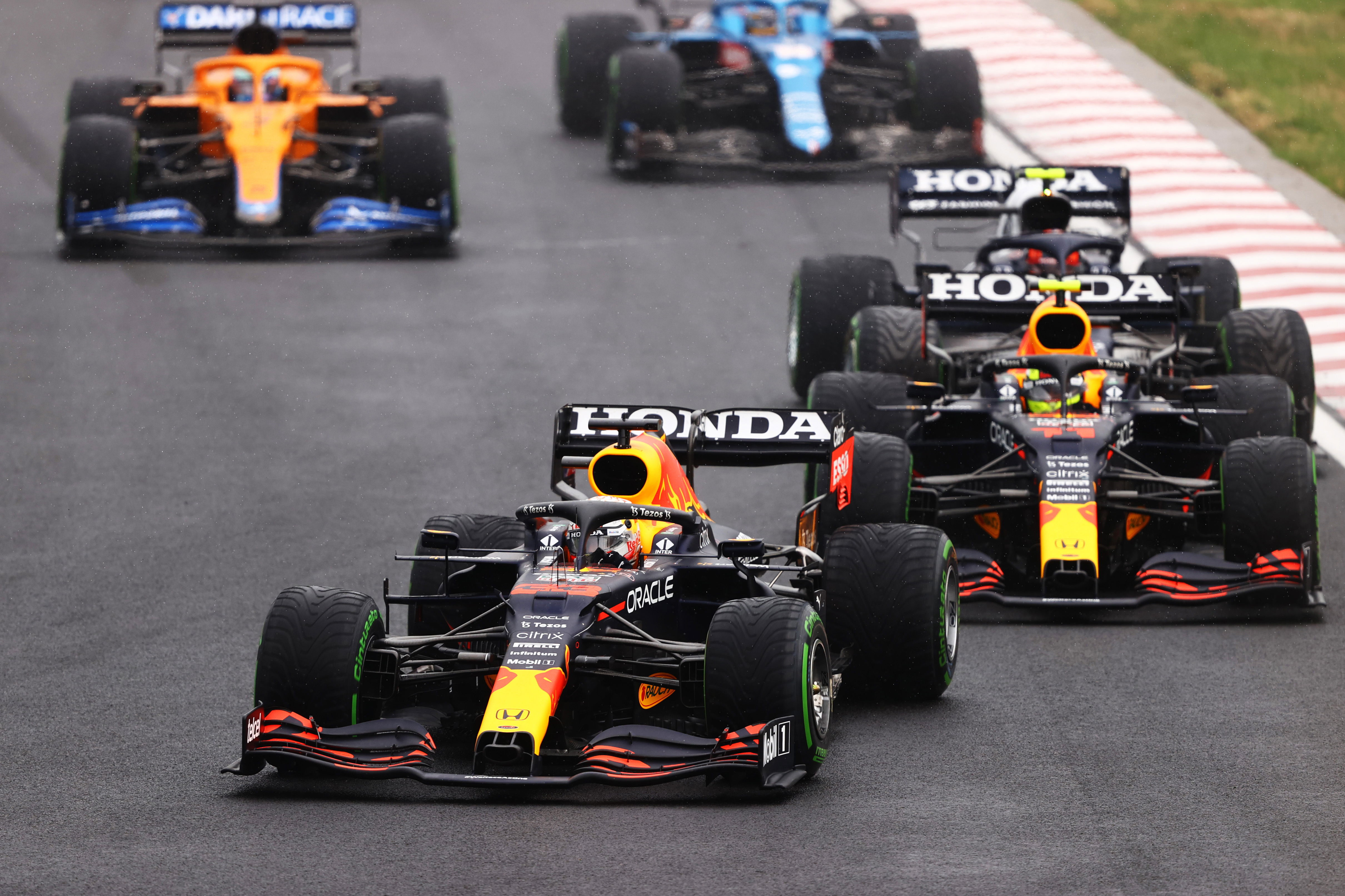 Verstappen Hungary 2021 regen