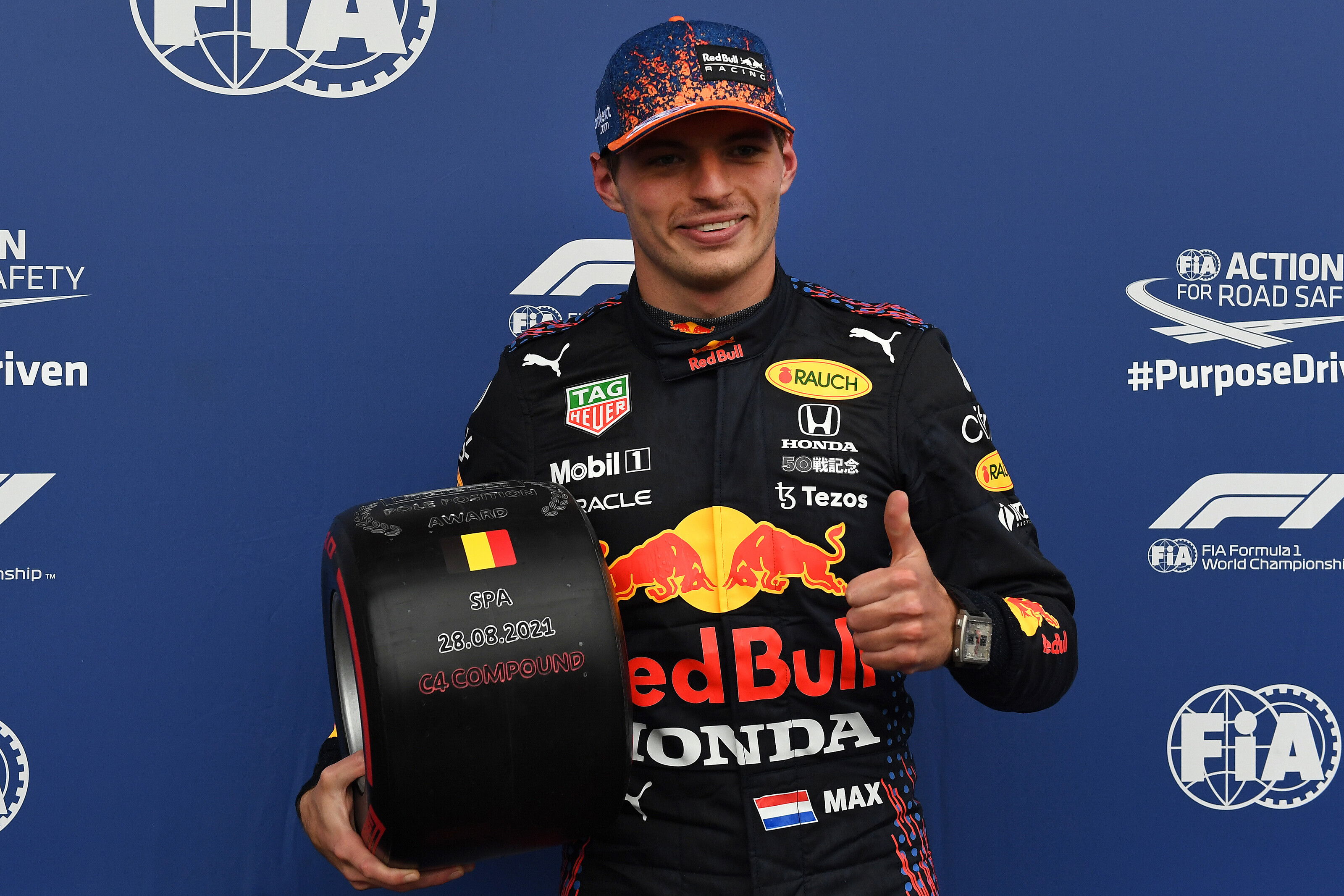 Verstappen spa pole
