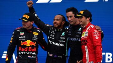 WK-stand Formule 1 na GP Rusland: Hamilton herovert leiding van Verstappen