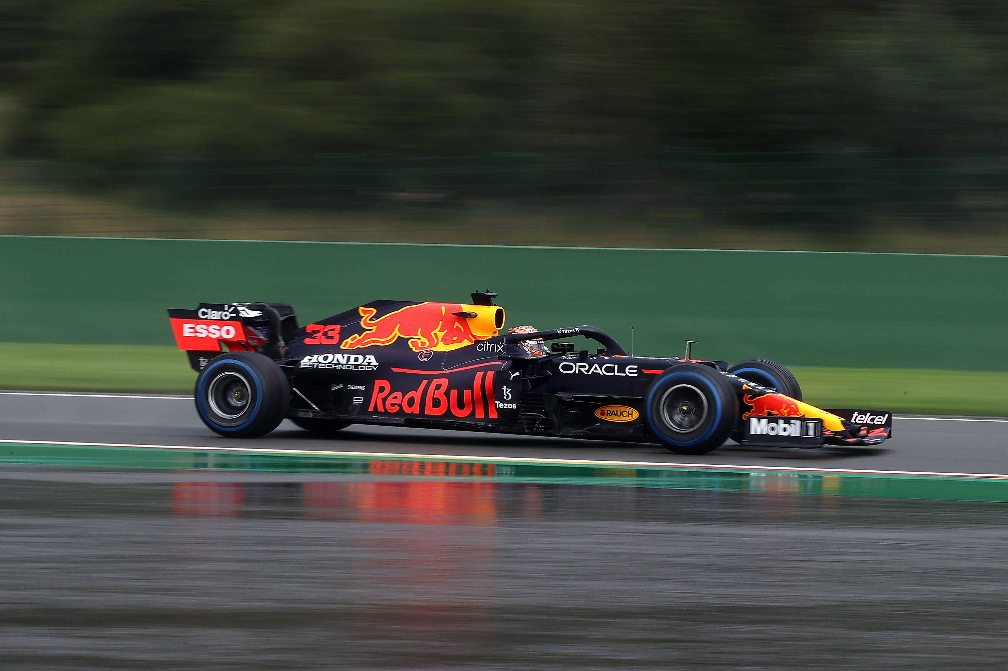 Verstappen Spa Rain