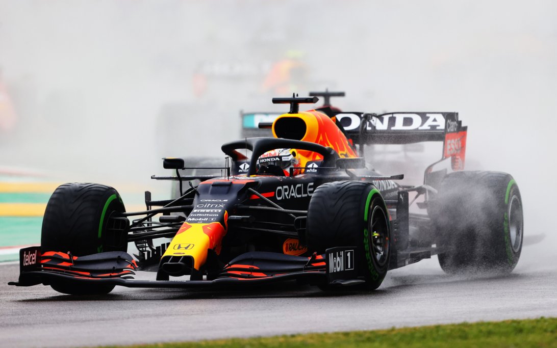 Verstappen Rain Imola