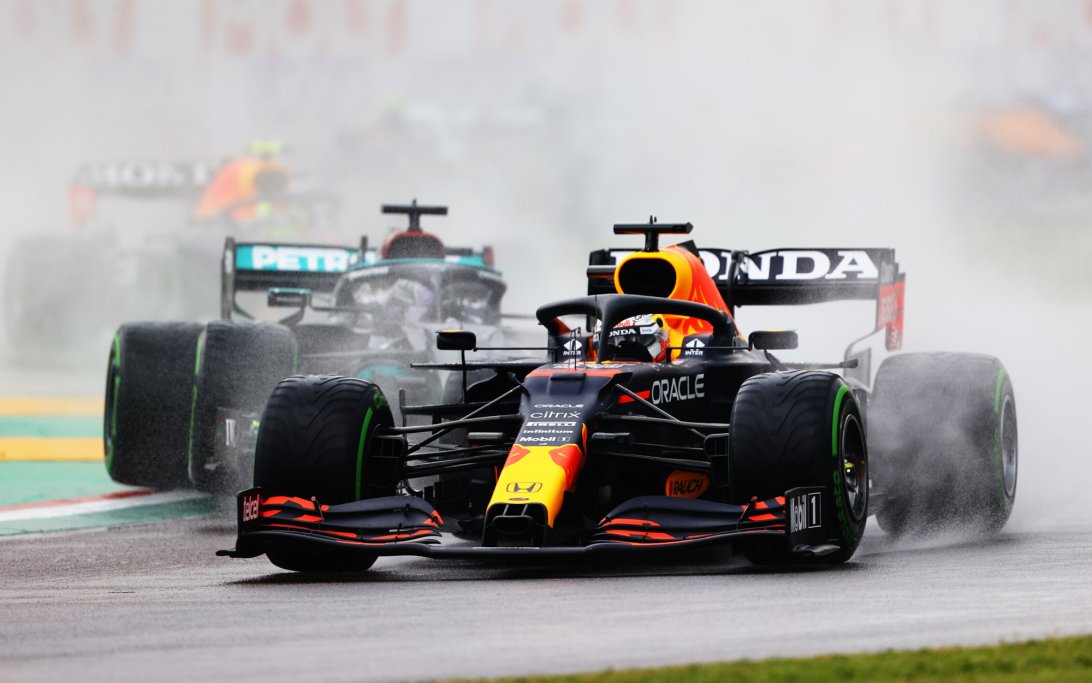 Verstappen Rain Imola