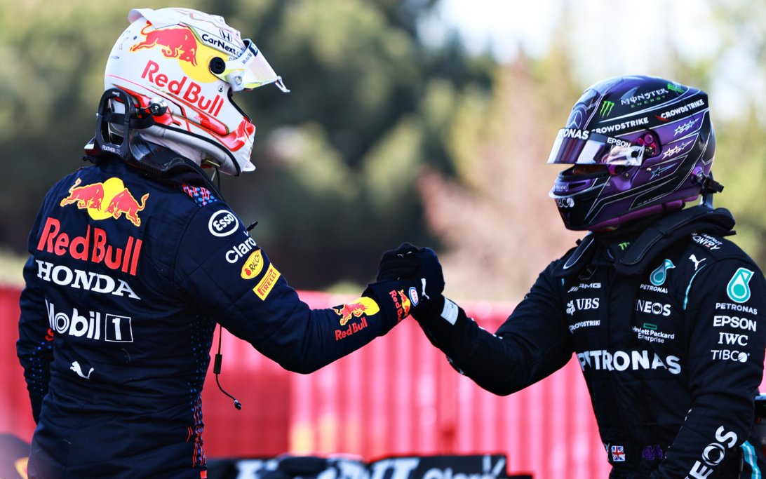 Verstappen Hamilton spain