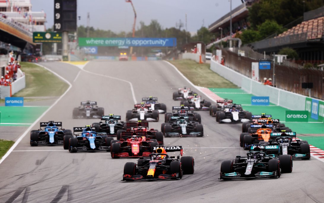 Verstappen Spain Start 2021