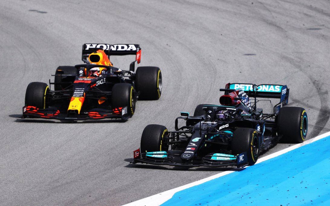 Verstappen Hamilton Spain