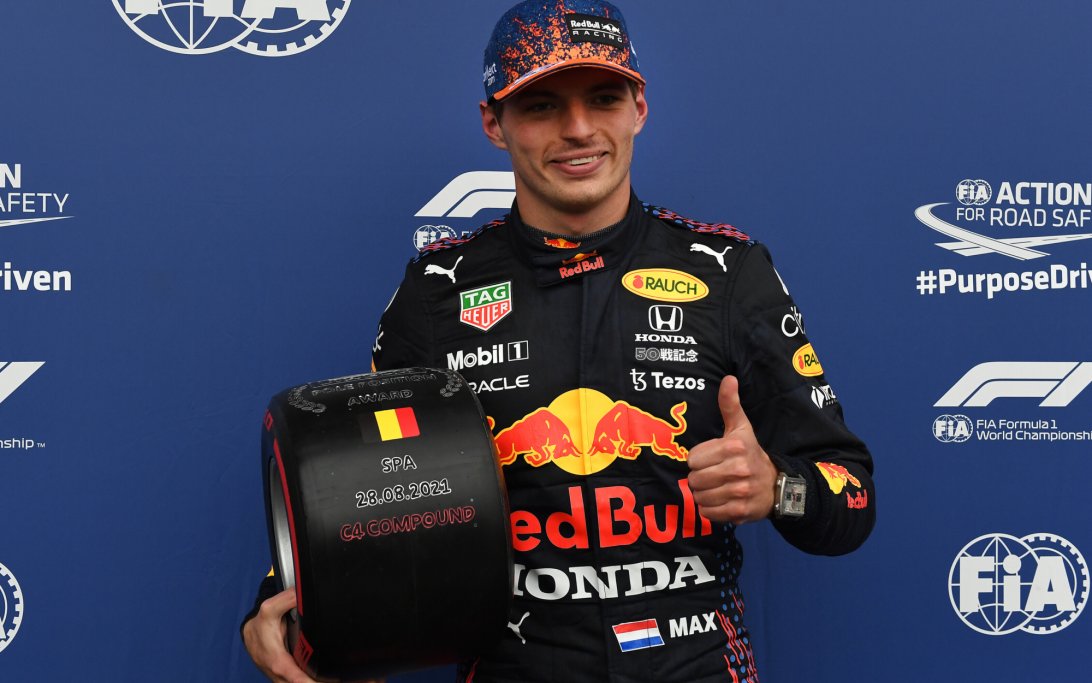 Verstappen spa pole