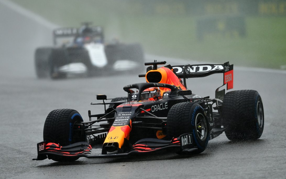 Verstappen rain Spa