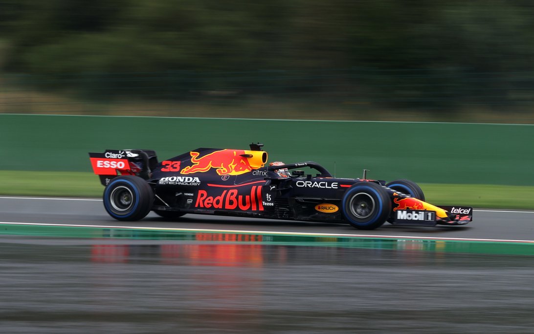 Verstappen Spa Rain