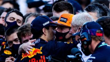 Verstappen Perez Baku