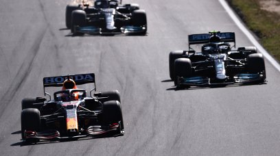 Verstappen Bottas Mercedes Zandvoort