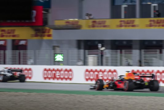 Verstappen yellow Gasly Qatar