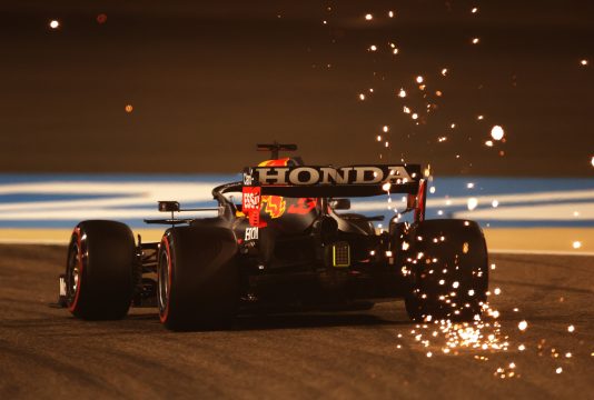 Verstappen Bahrain firework