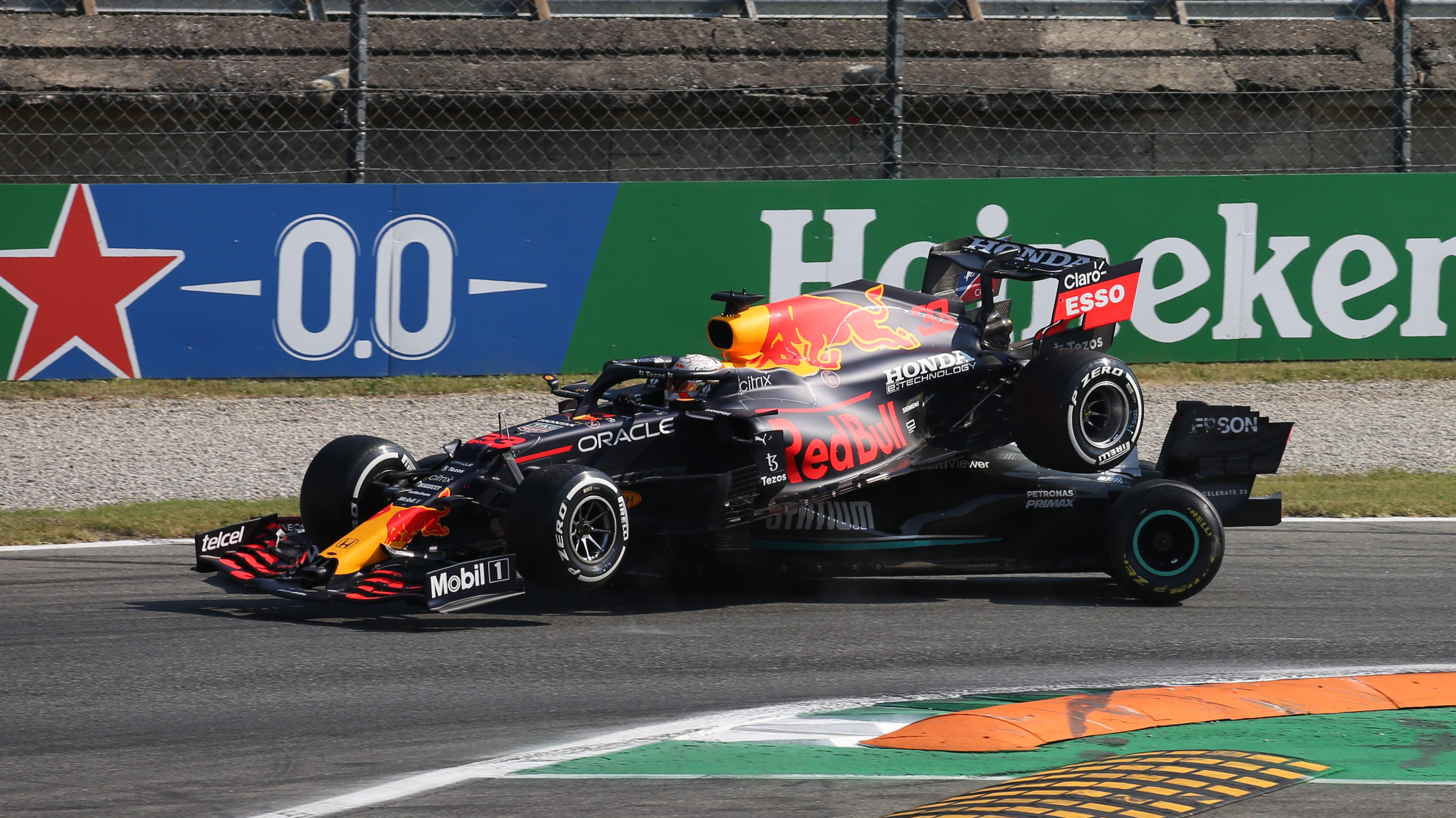 Verstappen Hamilton Italy 2021