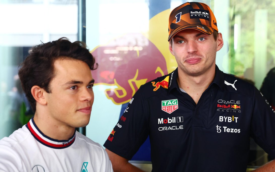 De Vries Verstappen Monza 2022