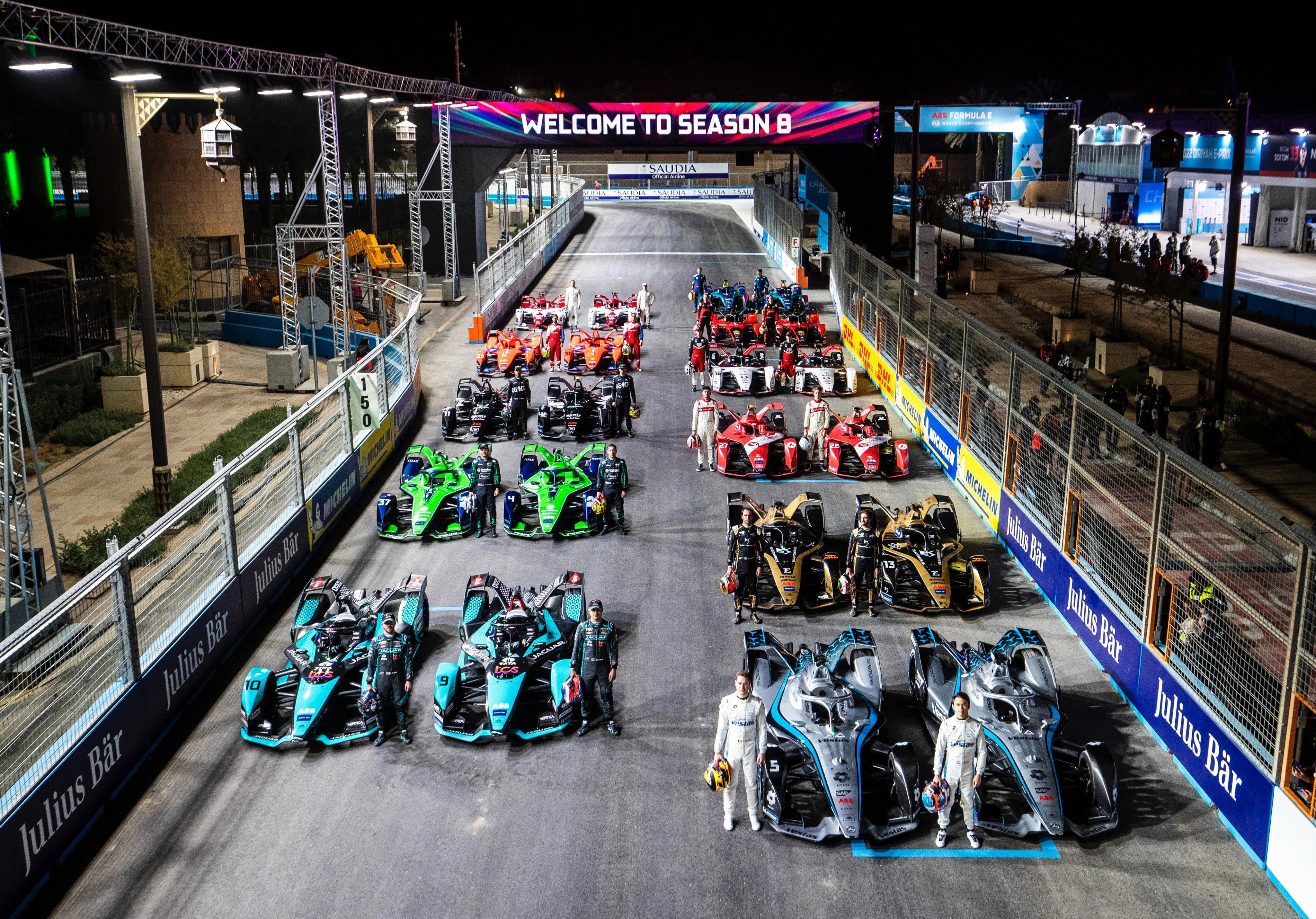 Formula E grid 2022