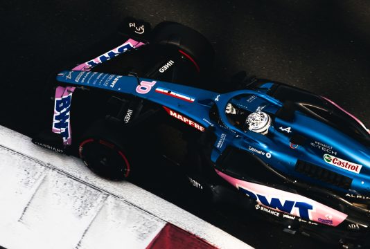 Gasly Alpine Abu Dhabi Test