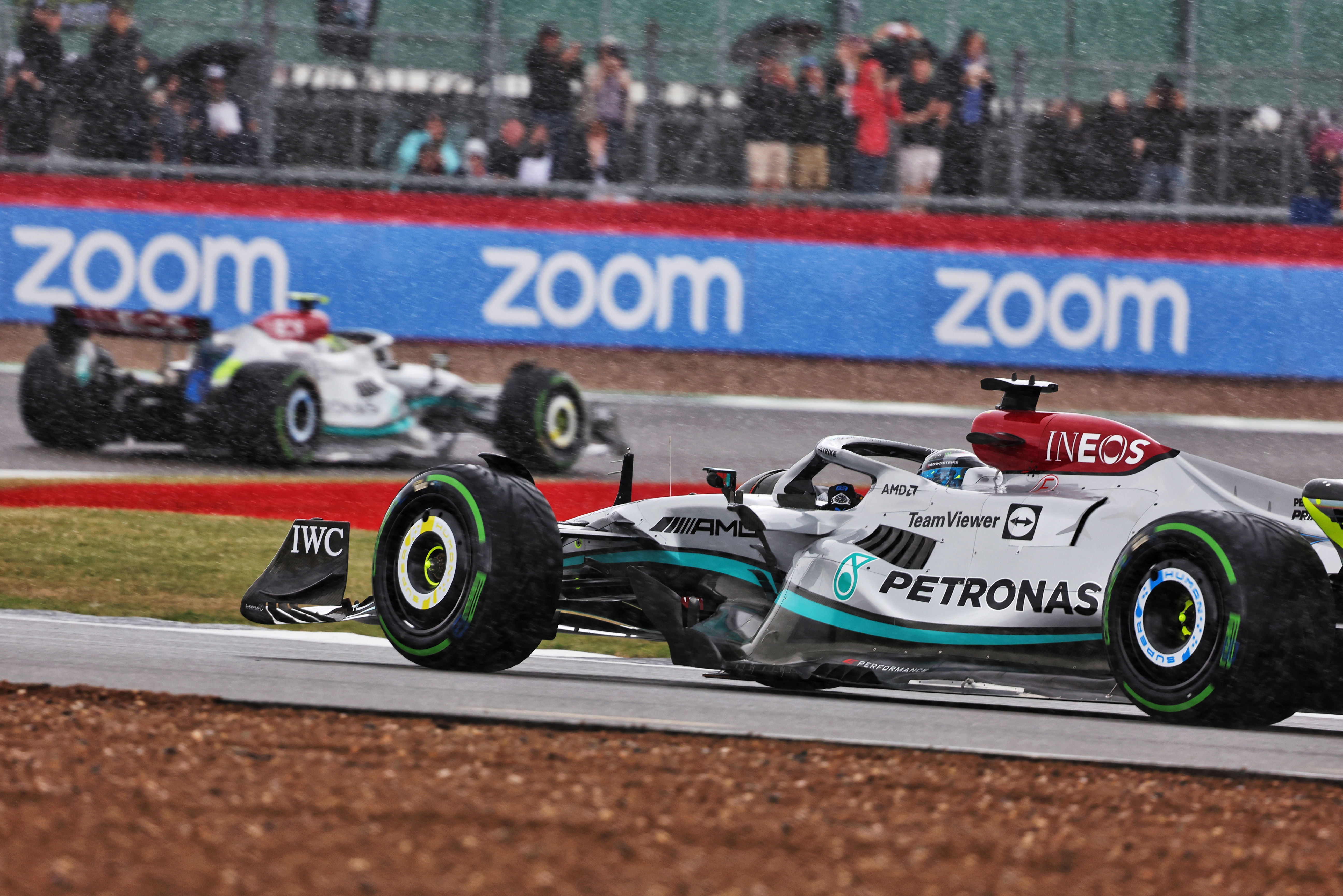 Hamilton and Russell, Silverstone