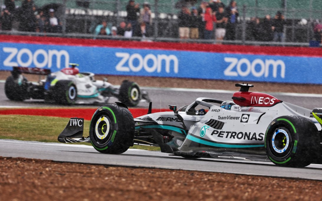 Hamilton and Russell, Silverstone