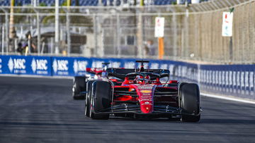 Leclerc hits the barriers but sets the pace in Saudi FP2