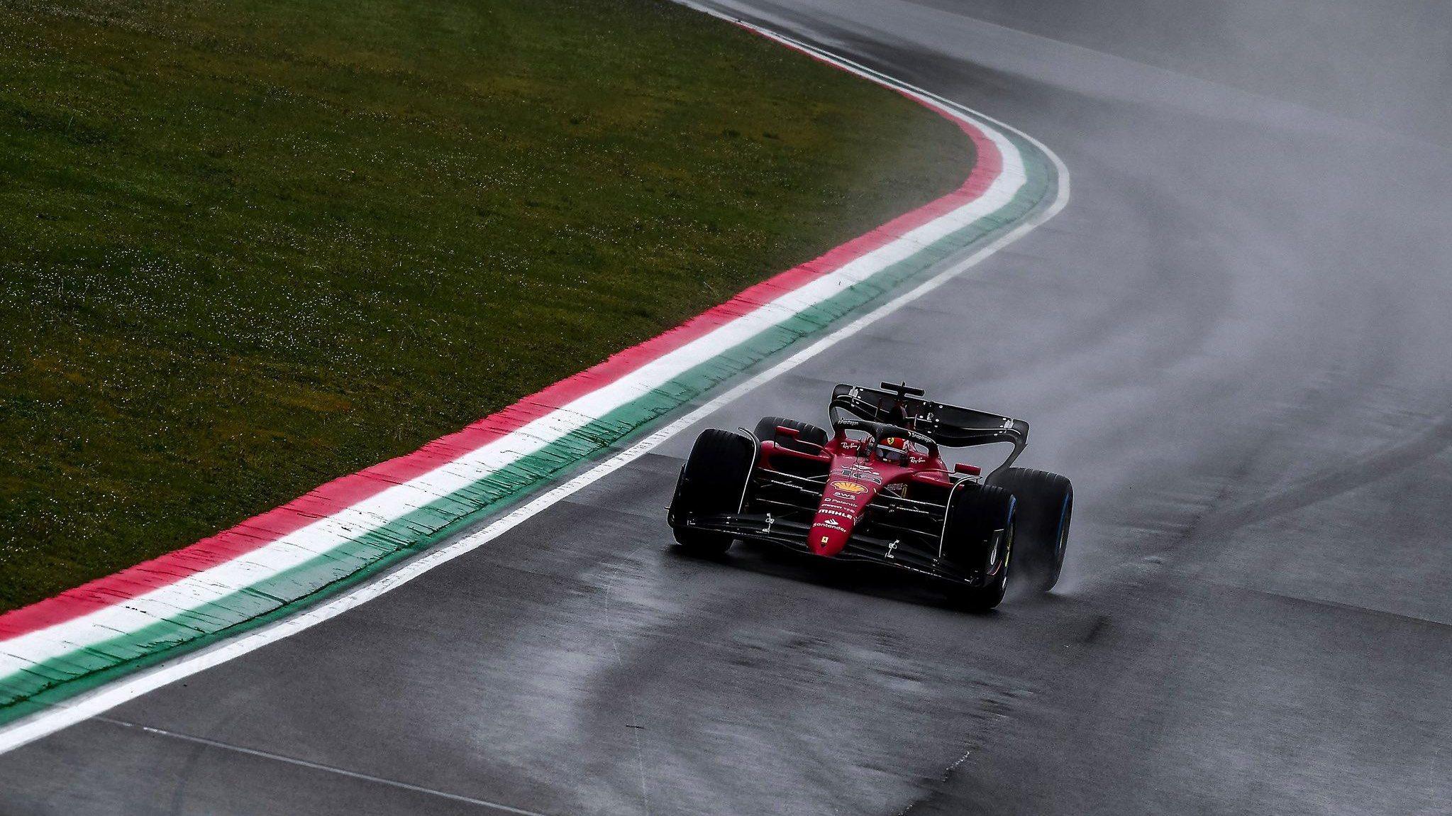 Leclerc Imola wet