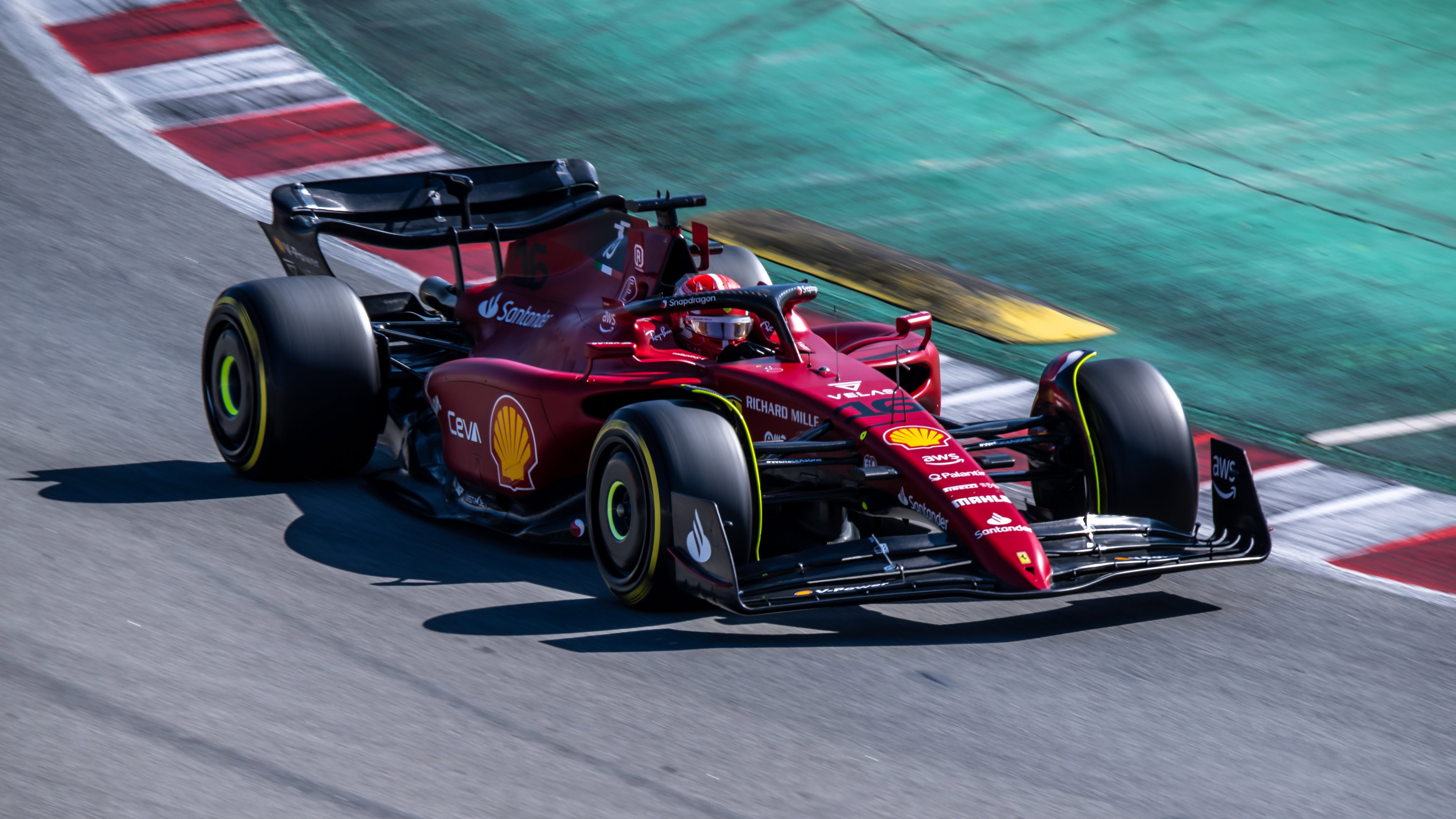 Leclerc Barcelona Test