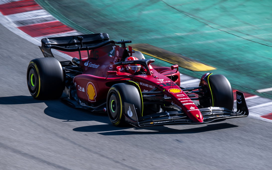Leclerc Barcelona Test